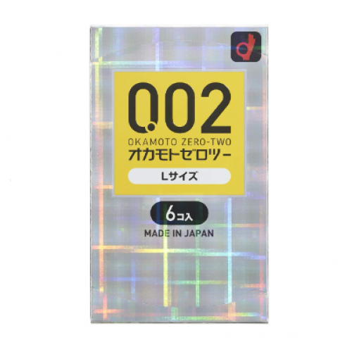 Okamoto 冈本 002 超薄安全套 Size-L 6个装