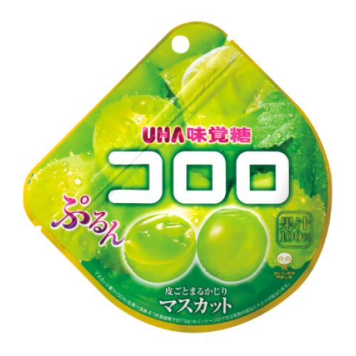 UHA 味觉糖 果汁100%青葡萄 软糖 48g