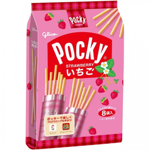 Glico格力高  Pocky草莓味  8袋入