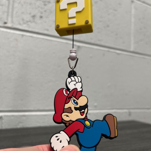 USJ环球影城 Super Mario 超级马里奥钥匙扣 （伸缩绳）