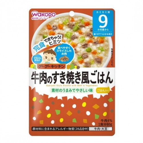 Wakodo 和光堂日式寿喜烧牛肉火锅粥 9月+ 80G