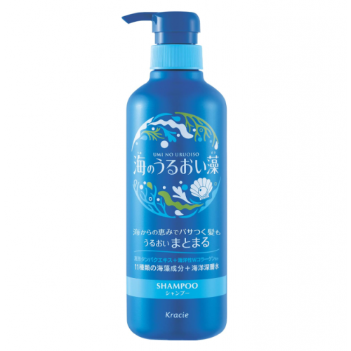 KANEBO嘉娜宝 KRACIE肌美精海藻精华清爽保湿洗发水 490ml