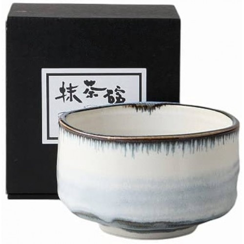 日本制 美浓烧抹茶茶碗 春霞 φ12cm*H7.5cm 礼盒装