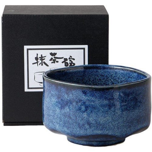 日本制 美浓烧抹茶茶碗 青均窯 φ12cm*H7.5cm 礼盒装