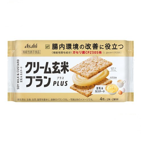 ASAHI朝日 玄米豆乳夹心饼 72g