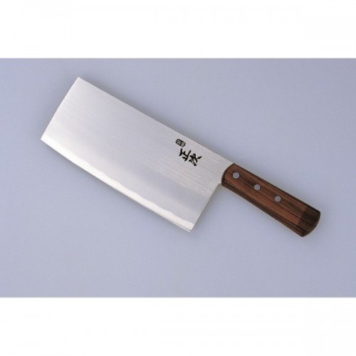 日本制 燕三条正次中华厨刀 特殊刃钢 红木刀柄 19.5cm
