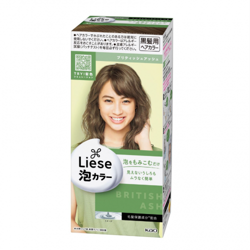 KAO花王 Liese Prettia泡沫染发剂 英格兰灰棕