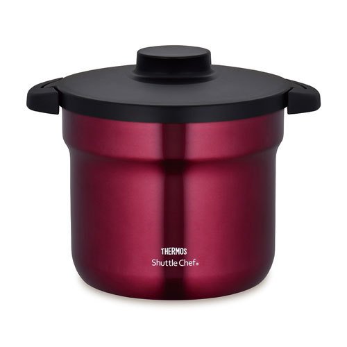 THERMOS 膳魔师 ShuttleChef 真空保温焖烧锅 4.3升 酒红色