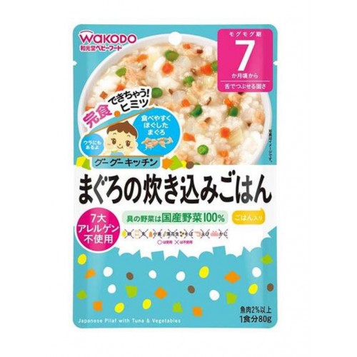 Wakodo 和光堂鲔鱼蔬菜粥 7月+80g