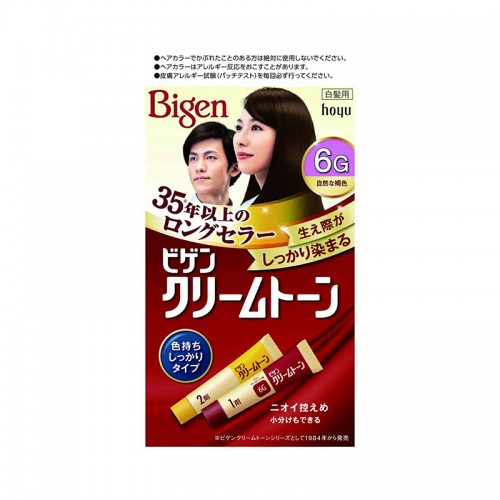 Hoyu Bigen 美源染发膏 #6G-自然褐色