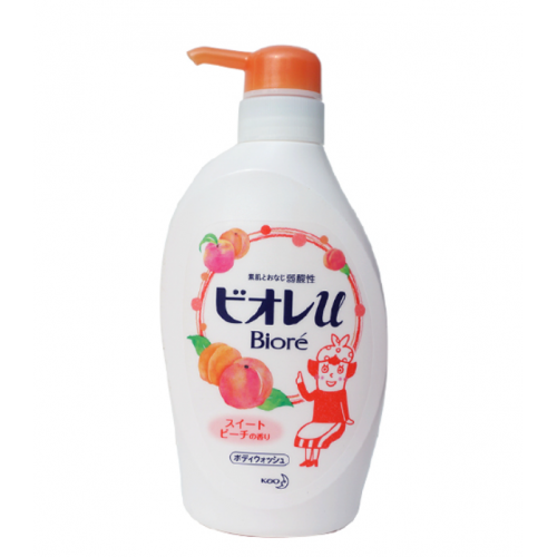 KAO花王 BIORE碧柔弱酸性桃子沐浴露 480ml