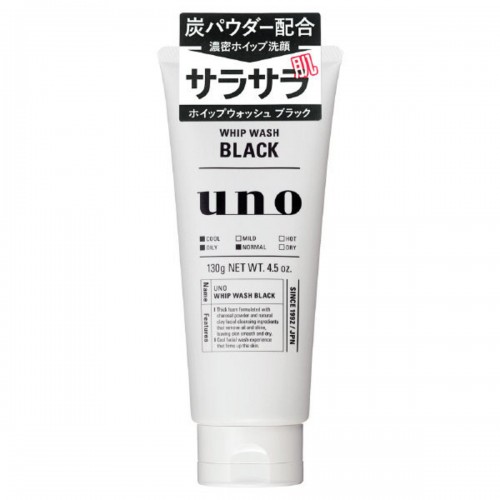 SHISEIDO资生堂 UNO吾诺男士洗面奶 黑色控油型 130g